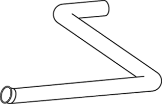Tubo de escape DINEX 15118