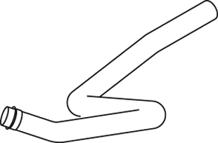 Tubo de escape DINEX 15129