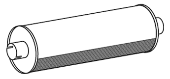 Silenciador central/posterior DINEX 15302