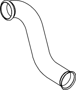 Tubo de escape DINEX 17100