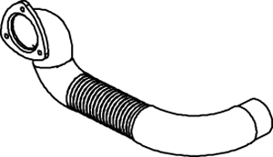 Tubo de escape DINEX 17103