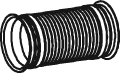 Tubo de escape DINEX 17108