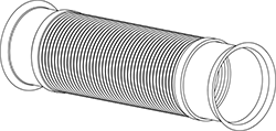 Tubo de escape DINEX 17202