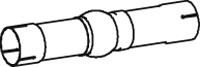 Tubo de escape DINEX 18121
