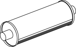 Silenciador central/posterior DINEX 18312