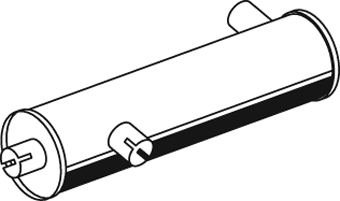 Silenciador central/posterior DINEX 18313