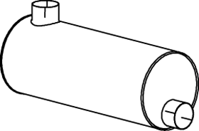 Silenciador central/posterior DINEX 18338