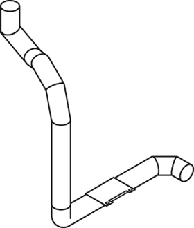 Tubo de escape DINEX 19100
