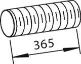Tubo de escape DINEX 19168