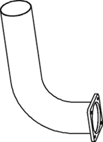 Tubo de escape DINEX 19183