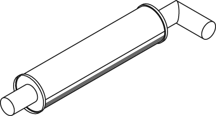 Silenciador central/posterior DINEX 19301