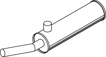 Silenciador central/posterior DINEX 19310