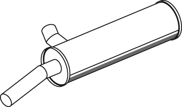 Silenciador central/posterior DINEX 19311