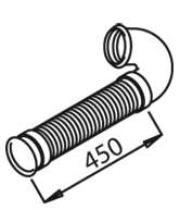 Tubo de escape DINEX 21177