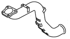 Tubo de escape DINEX 21179