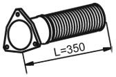 Tubo de escape DINEX 21203