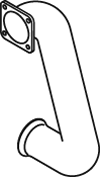 Tubo de escape DINEX 21207