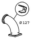 Tubo de escape DINEX 21215