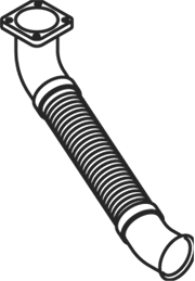 Tubo de escape DINEX 21216