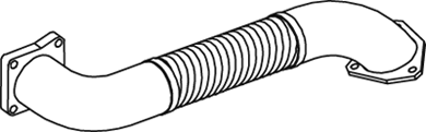 Tubo de escape DINEX 21227
