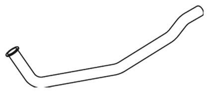 Tubo de escape DINEX 21231