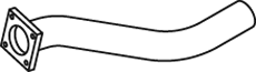 Tubo de escape DINEX 21237