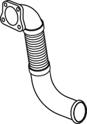 Tubo de escape DINEX 21243