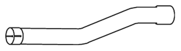 Tubo de escape DINEX 21246
