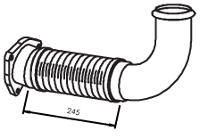 Tubo de escape DINEX 21276