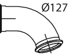 Tubo de escape DINEX 21278