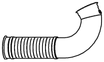Tubo de escape DINEX 21280