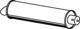 Silenciador central/posterior DINEX 21313