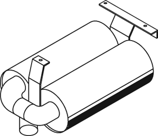 Silenciador central/posterior DINEX 21331