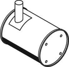 Silenciador central/posterior DINEX 21332
