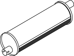 Silenciador central/posterior DINEX 21341