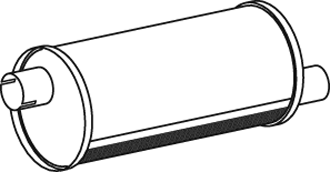 Silenciador central/posterior DINEX 21345