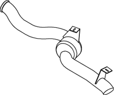 Tubo de escape DINEX 21472