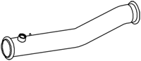 Tubo de escape DINEX 21533