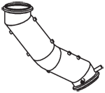 Tubo de escape DINEX 21547