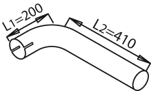 Tubo de escape DINEX 21613
