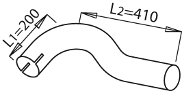 Tubo de escape DINEX 21615