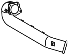 Tubo de escape DINEX 21656