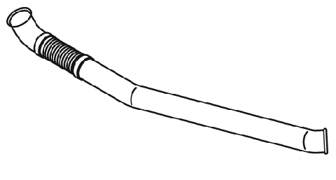 Tubo de escape DINEX 21693