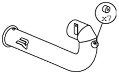 Tubo de escape DINEX 21735