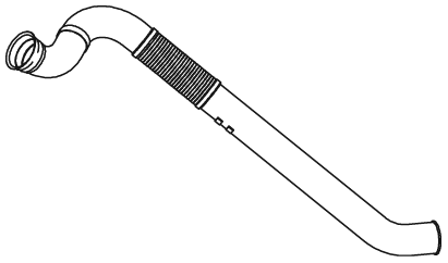 Tubo de escape DINEX 21746