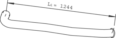 Tubo de escape DINEX 21760