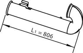 Tubo de escape DINEX 21788