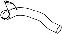 Tubo de escape DINEX 22158