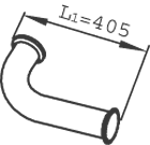 Tubo de escape DINEX 22248
