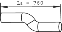 Tubo de escape DINEX 22259